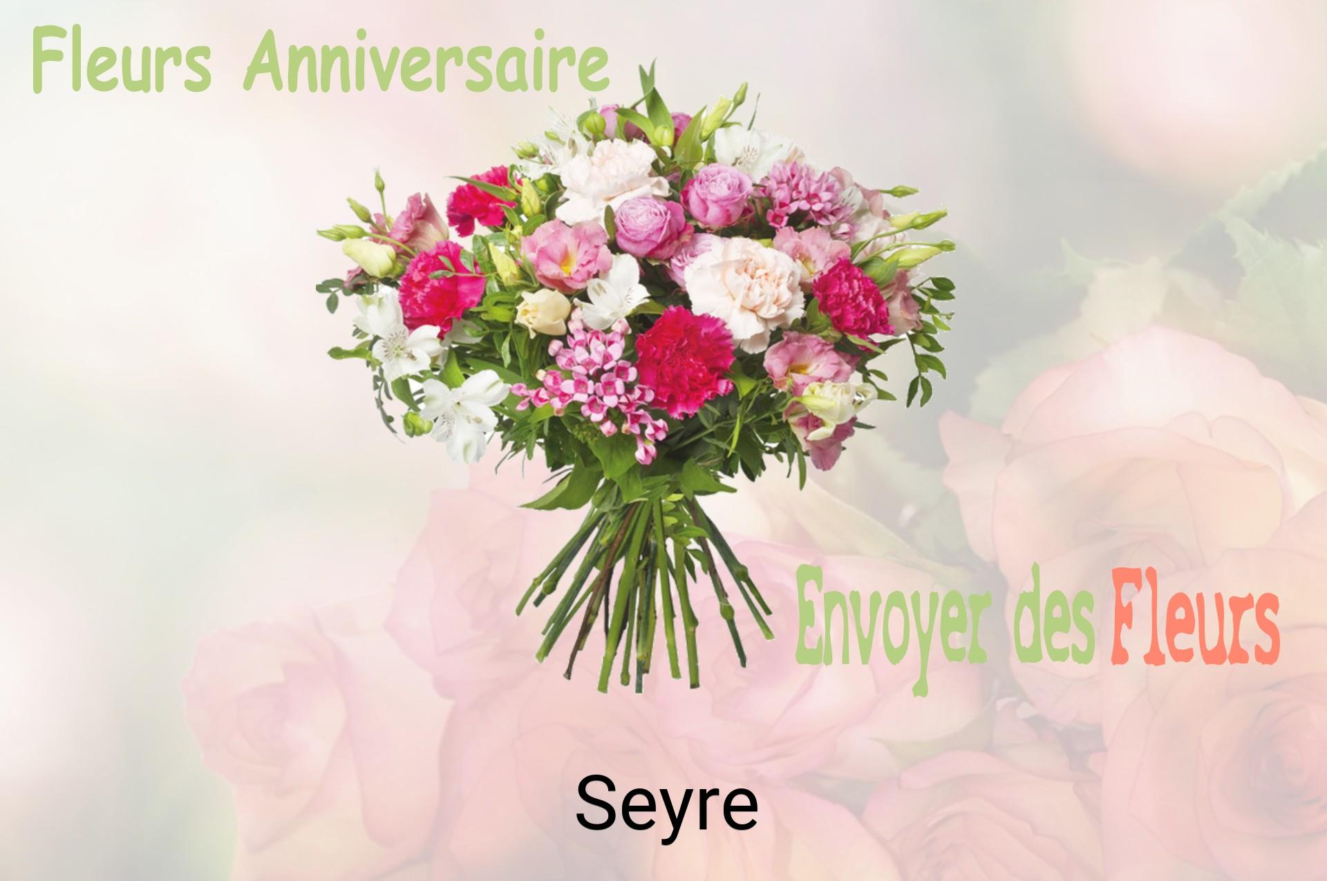 Bouquet de fleurs d’anniversaire livré à Seyre